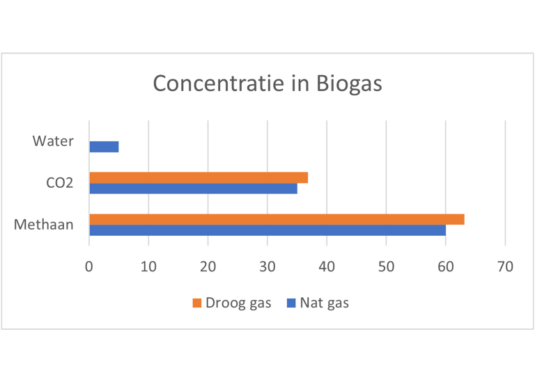 Chart: Concentration in Biogas