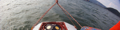 Sontek Argonaut-XR measuring flow direction, flow velocity and water depth 