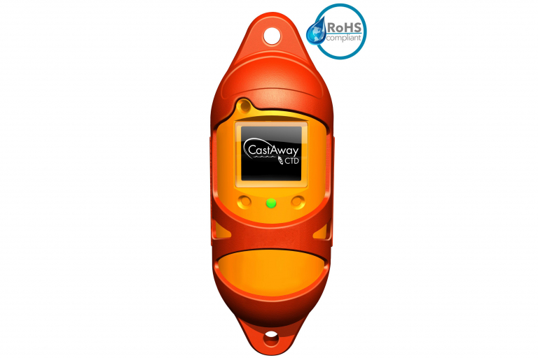 The SonTek CastAway CTD instantly displays profiles for temperature, conductivity and depth.