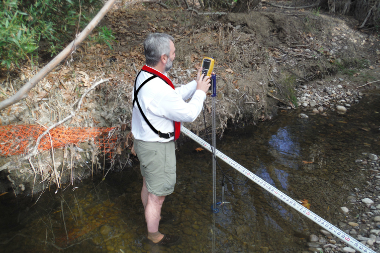 The SonTek FlowTracker 2 portable ADV accurately measures water velocities and automatically calculates the flow rates.